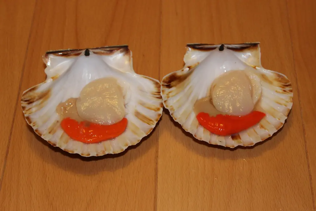 Receta de vieiras al albariño