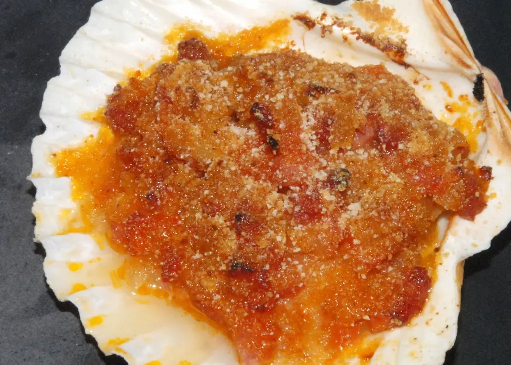 Receta de vieiras a la gallega sin jamón