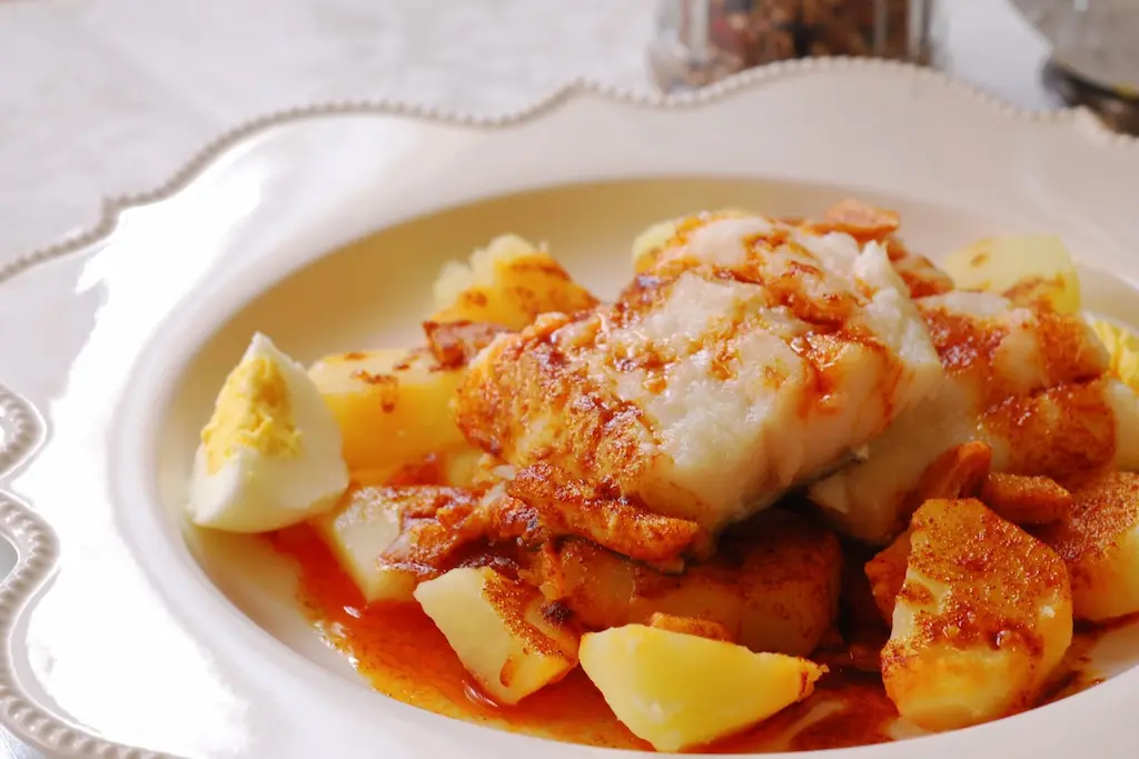 Receta de pescado cocido a la gallega