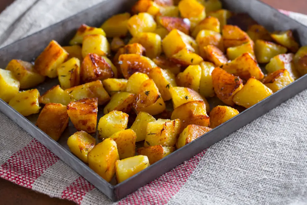 Receta de patatas al horno a la gallega